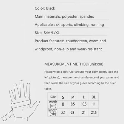 Winter Handschuhe Wasserdicht Touchscreen - Fleece Warm Outdoor