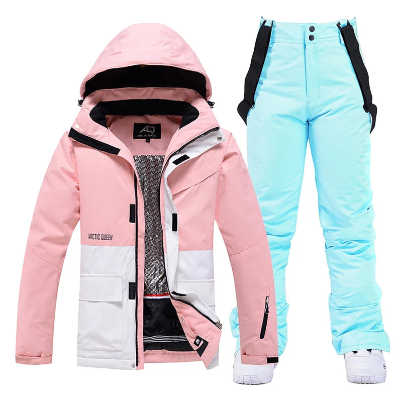Ski-Anzug Unisex Set - Jacke & Hose Wasserdicht -30°C Warm