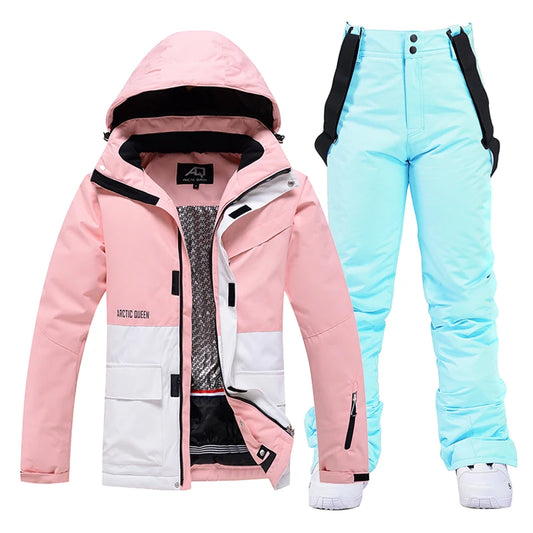 Ski-Anzug Unisex Set - Jacke & Hose Wasserdicht -30°C Warm
