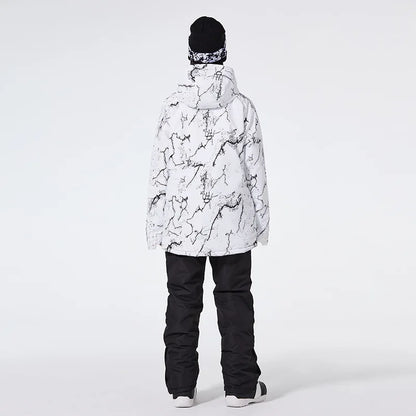 Ski-Anzug Unisex Wasserdicht - Jacke & Hose Set Warm Gefüttert