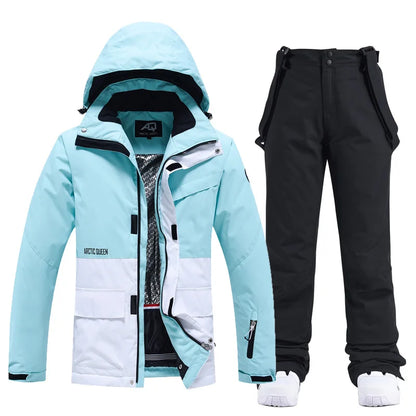 Ski-Anzug Unisex Set - Jacke & Hose Wasserdicht -30°C Warm