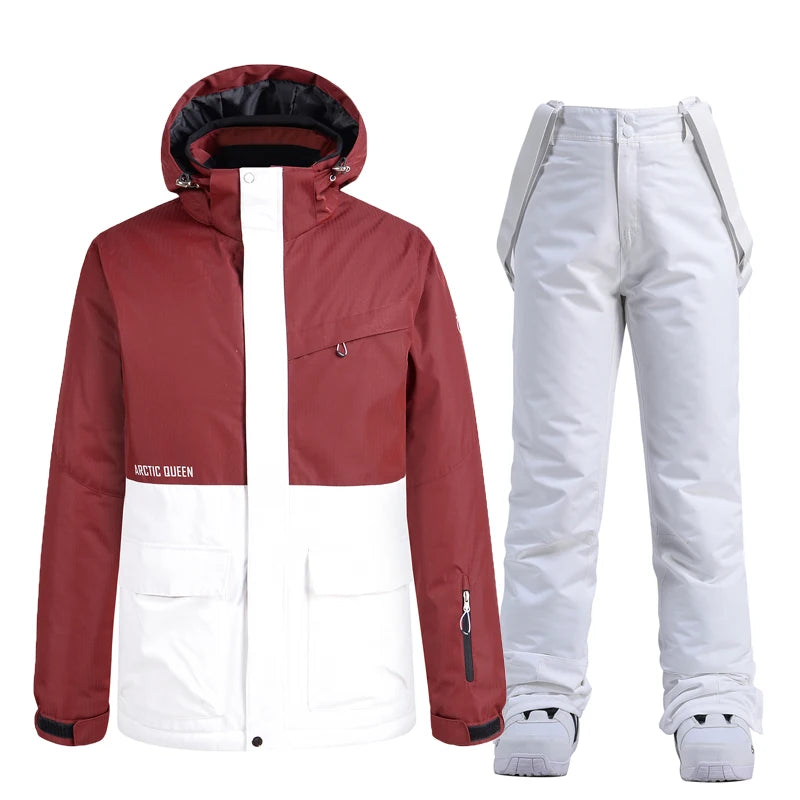 Ski-Anzug Unisex Set - Jacke & Hose Wasserdicht -30°C Warm