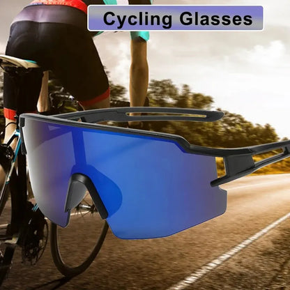 Sport Brille Radfahren Sonnenbrillen Bike Motorrad Sonnenbrille UV Schutz Winddicht Bunte Gläser Wandern Laufen Brillen