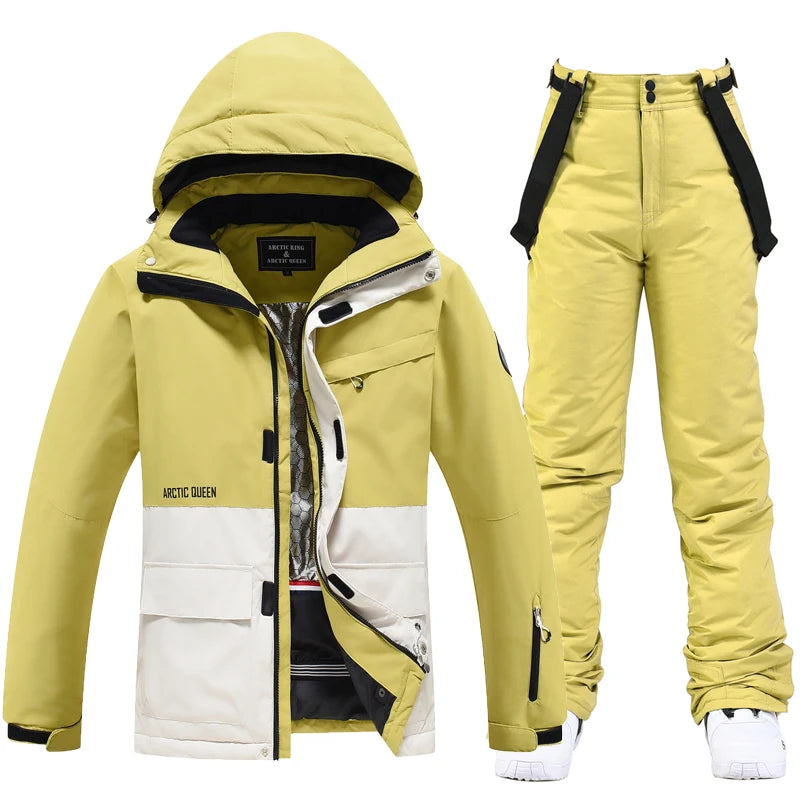 Ski-Anzug Unisex Set - Jacke & Hose Wasserdicht -30°C Warm
