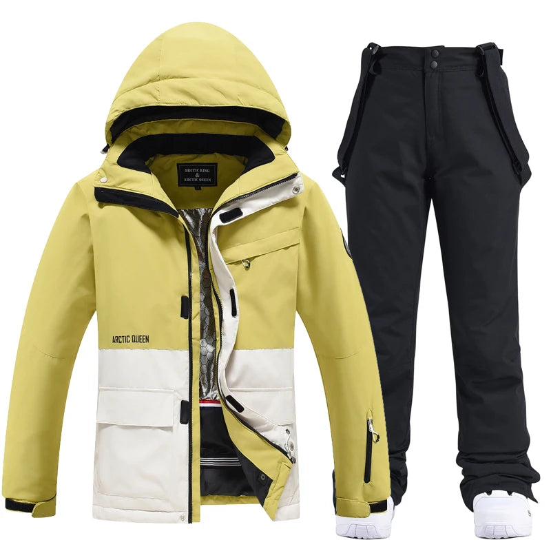 Ski-Anzug Unisex Set - Jacke & Hose Wasserdicht -30°C Warm