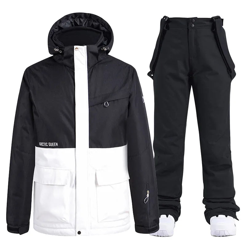 Ski-Anzug Unisex Set - Jacke & Hose Wasserdicht -30°C Warm