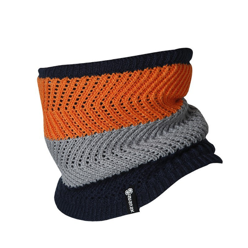 Fleece Gefütterte Ski Mütze mit Schal - Warm & Winddicht für Winter