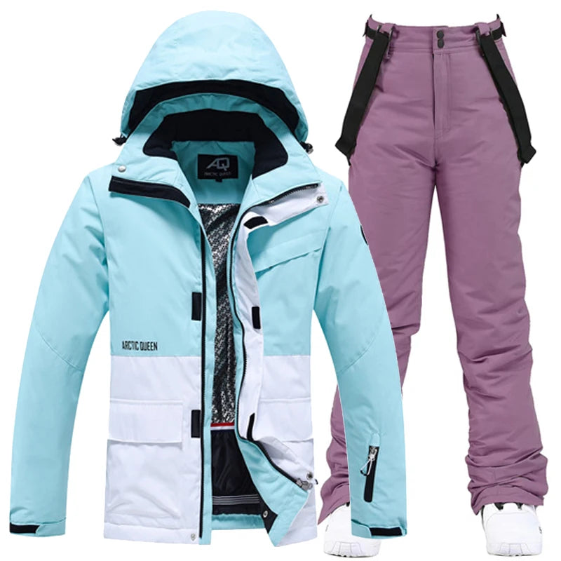 Ski-Anzug Unisex Set - Jacke & Hose Wasserdicht -30°C Warm