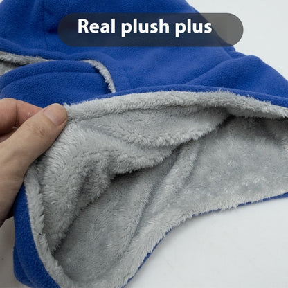 Winter Fleece Kapuzen-Schal mit Gesichtsmaske - Winddicht & Warm