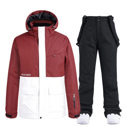 Ski-Anzug Unisex Set - Jacke & Hose Wasserdicht -30°C Warm