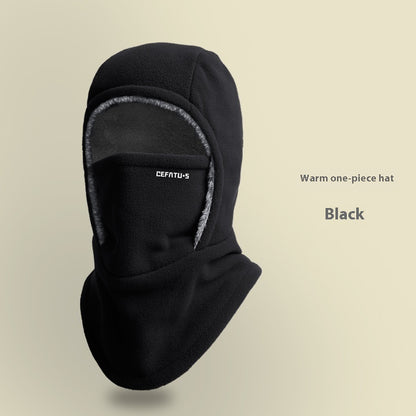 Winter Fleece Kapuzen-Schal mit Gesichtsmaske - Winddicht & Warm