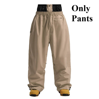 GSOU SNOW Snowboard Hose Baggy - Thermal Atmungsaktiv Viele Taschen