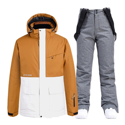 Ski-Anzug Unisex Set - Jacke & Hose Wasserdicht -30°C Warm