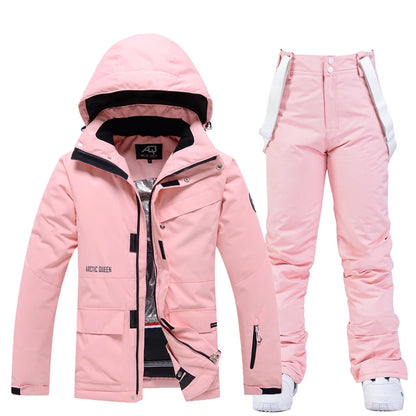 Ski-Anzug Unisex Set - Jacke & Hose Wasserdicht -30°C Warm