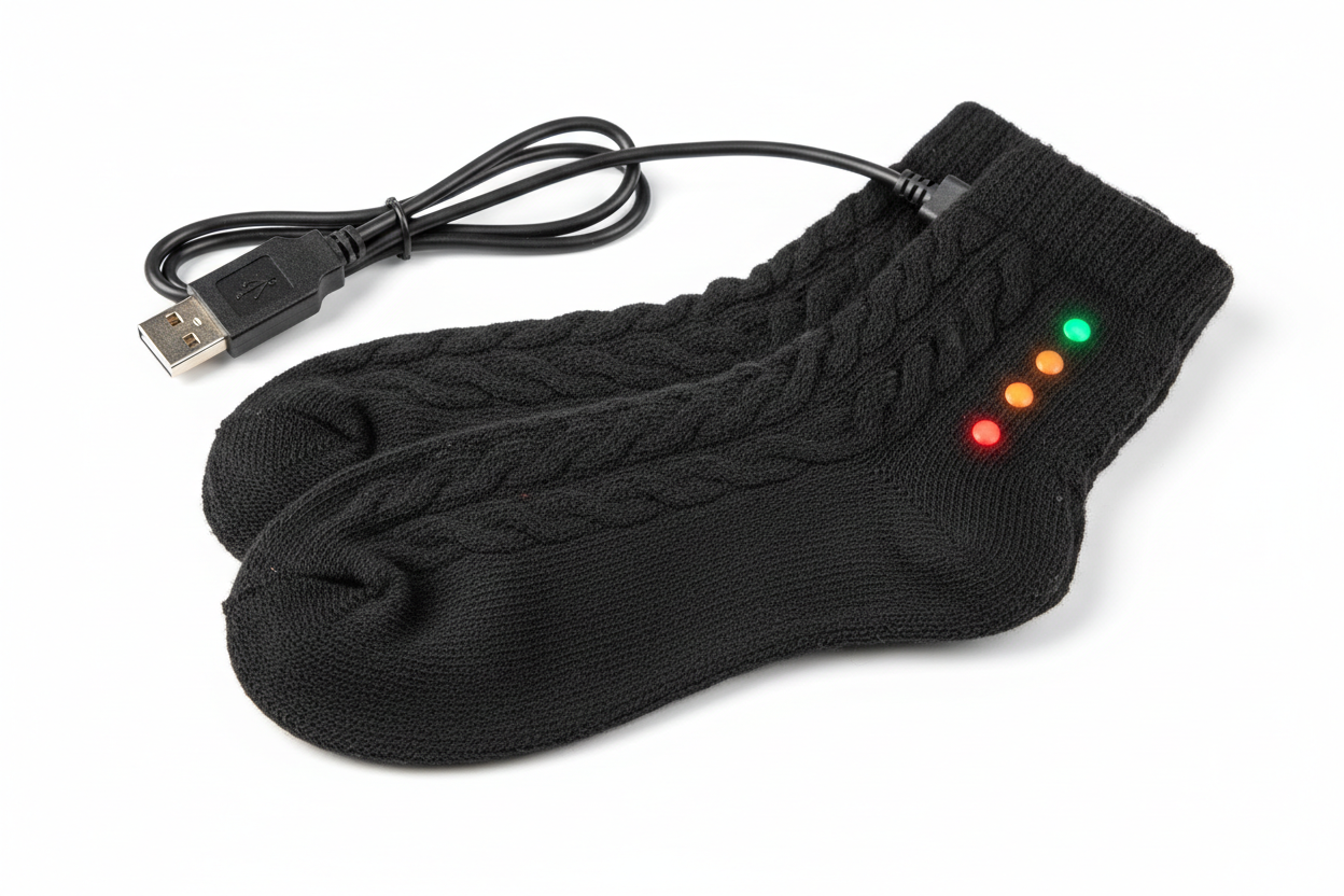 Beheizbare USB Socken Produktfoto