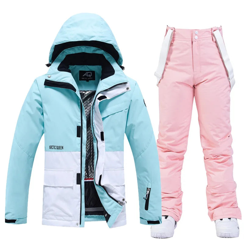 Ski-Anzug Unisex Set - Jacke & Hose Wasserdicht -30°C Warm