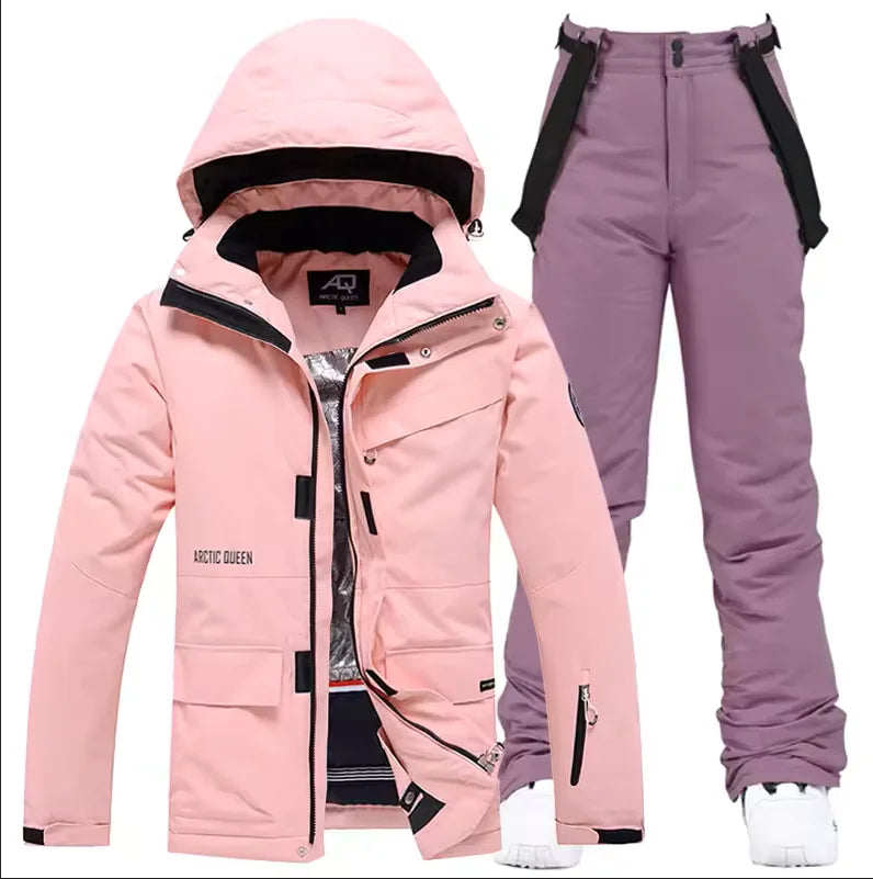 Ski-Anzug Unisex Set - Jacke & Hose Wasserdicht -30°C Warm