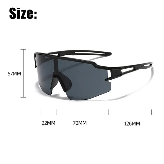 Sport Brille Radfahren Sonnenbrillen Bike Motorrad Sonnenbrille UV Schutz Winddicht Bunte Gläser Wandern Laufen Brillen