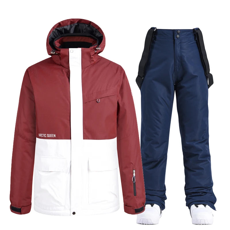 Ski-Anzug Unisex Set - Jacke & Hose Wasserdicht -30°C Warm