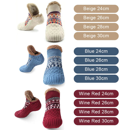 Winter Socken Thermal Warm - Rutschfest Ski Hausschuhe