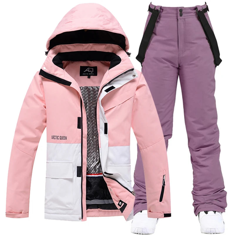 Ski-Anzug Unisex Set - Jacke & Hose Wasserdicht -30°C Warm